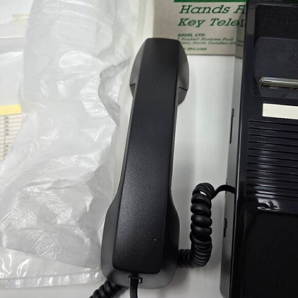 ASUZI PRO-XL 1032 HF-EKT HANDS FREE ELECTRONIC KEY TELEPHONE BLACK NOS VINTAGE - Picture 5 of 9
